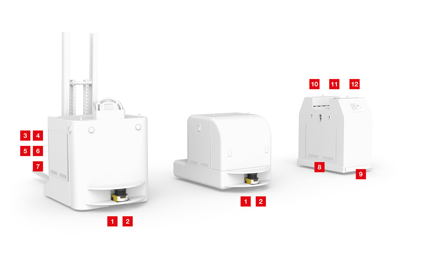 Hệ thống AGV với giải pháp cảm biến Leuze trong intralogistics