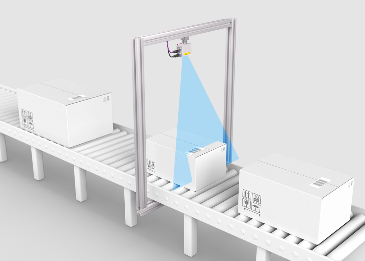 14. Đọc mã trên carton thẳng hàng
