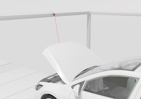 10. Phát hiện nắp capo mở