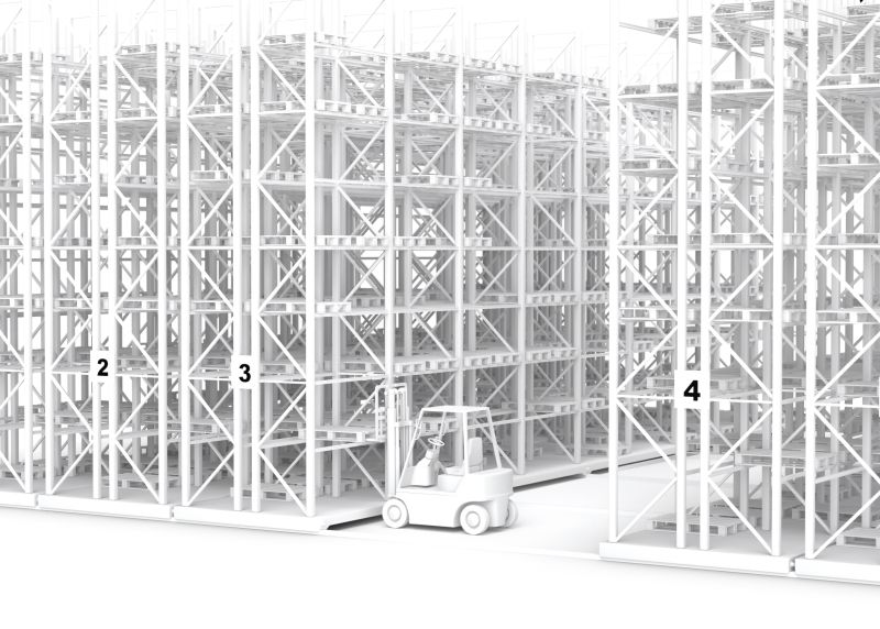 Giải pháp cảm biến cho Kệ Di Động (Side-tracking Shelves) - Tối ưu không gian kho