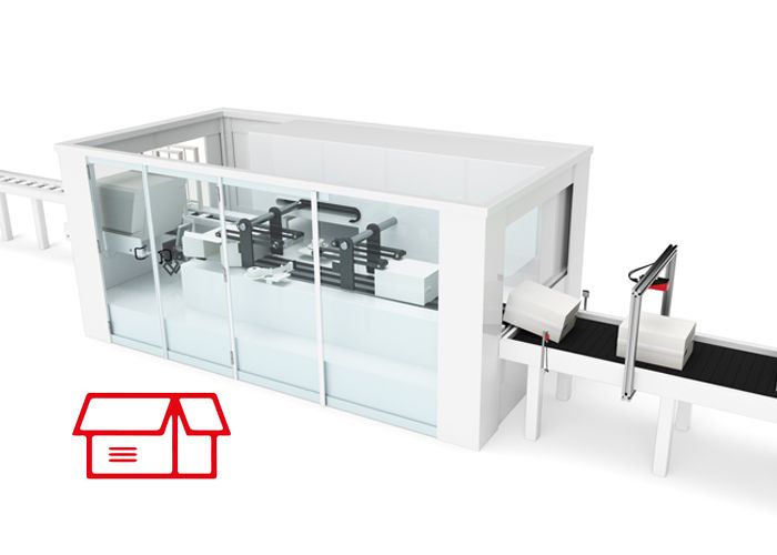 Giải pháp cảm biến cho Đóng gói Thùng & Container - Tự động hóa Secondary Packaging