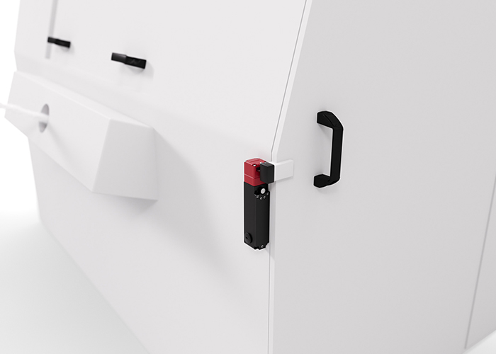 Thiết bị khóa an toàn L200 khóa các bộ phận chuyển động máy chải sợi đến khi máy dừng hoàn toàn