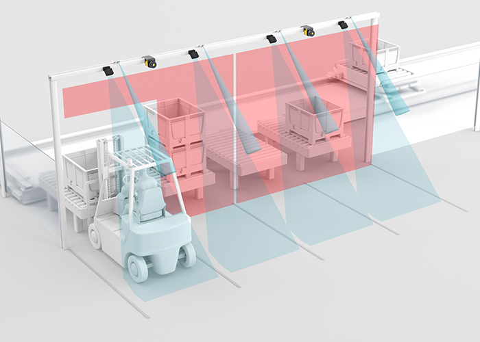 Bảo vệ đa trạm trong logistics xe nâng